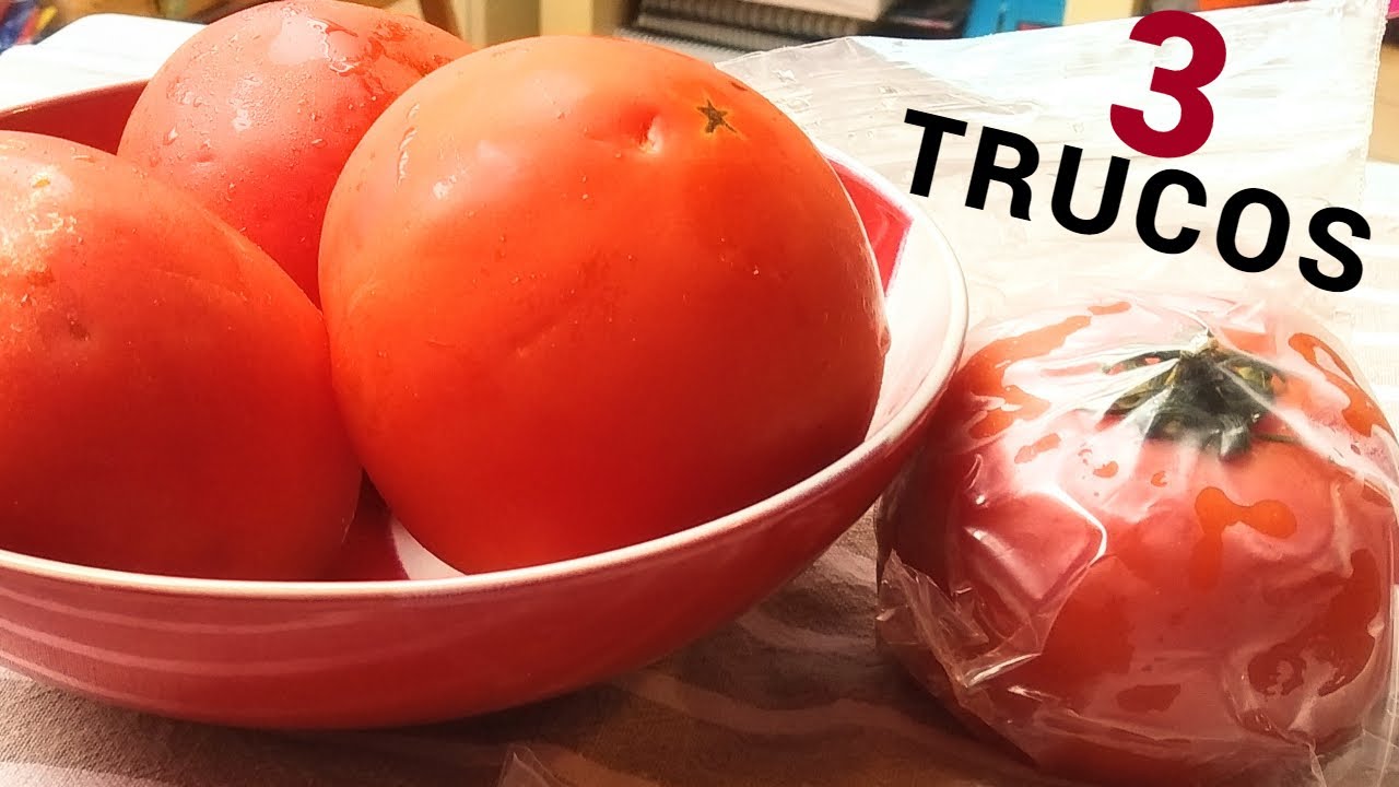 Cómo conservar tomates por más tiempo | 3 trucos efectivos