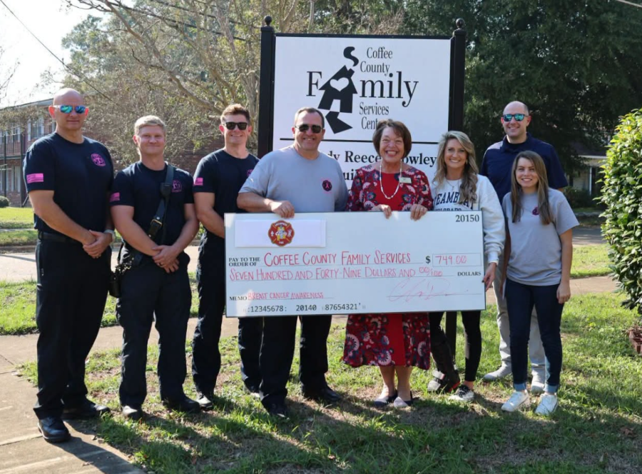 Enterprise Fire Department raises funds for breast cancer support