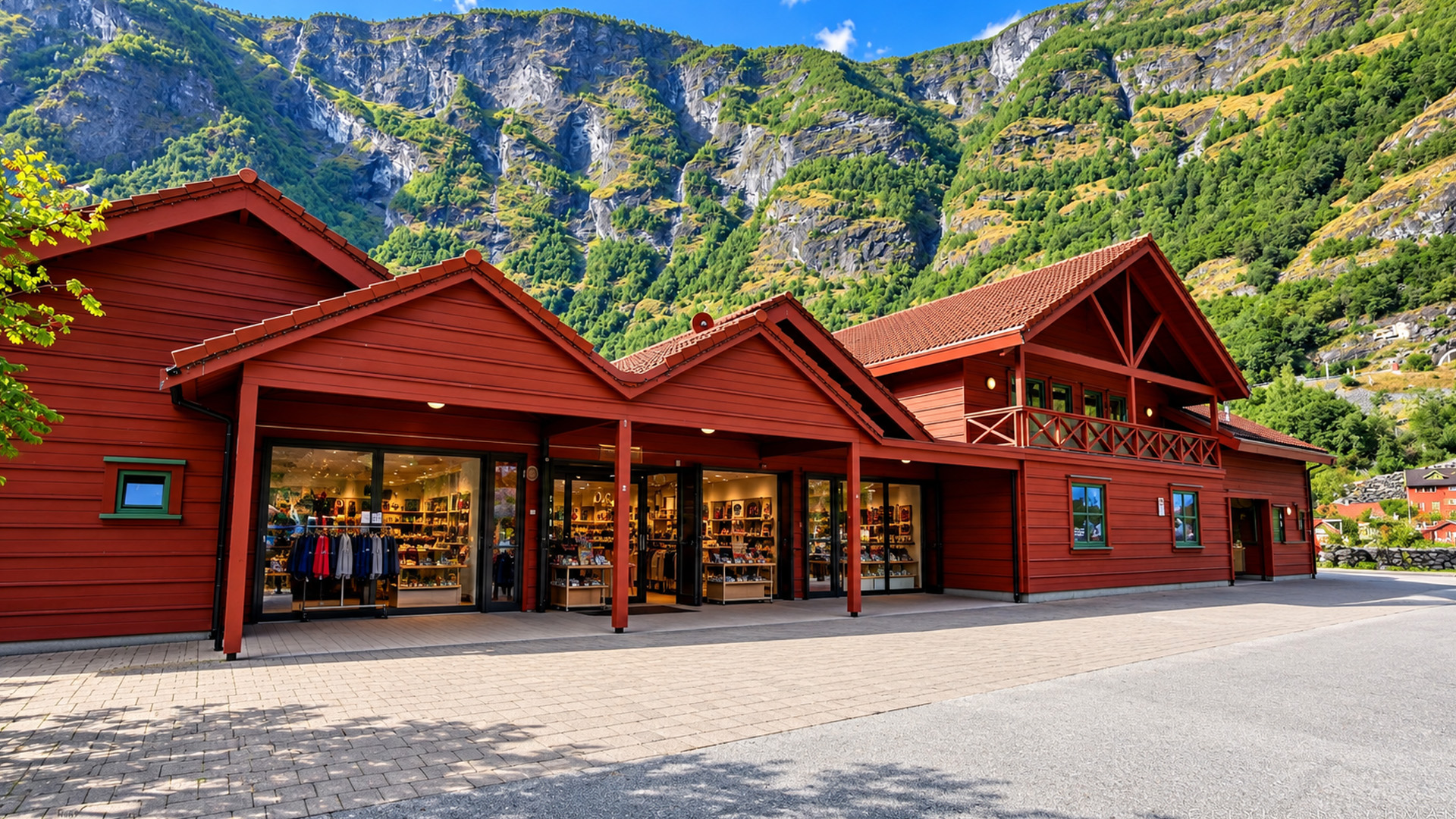La vita tradizionale del villaggio norvegese a Flåm, Aurlandsfjord (4K)