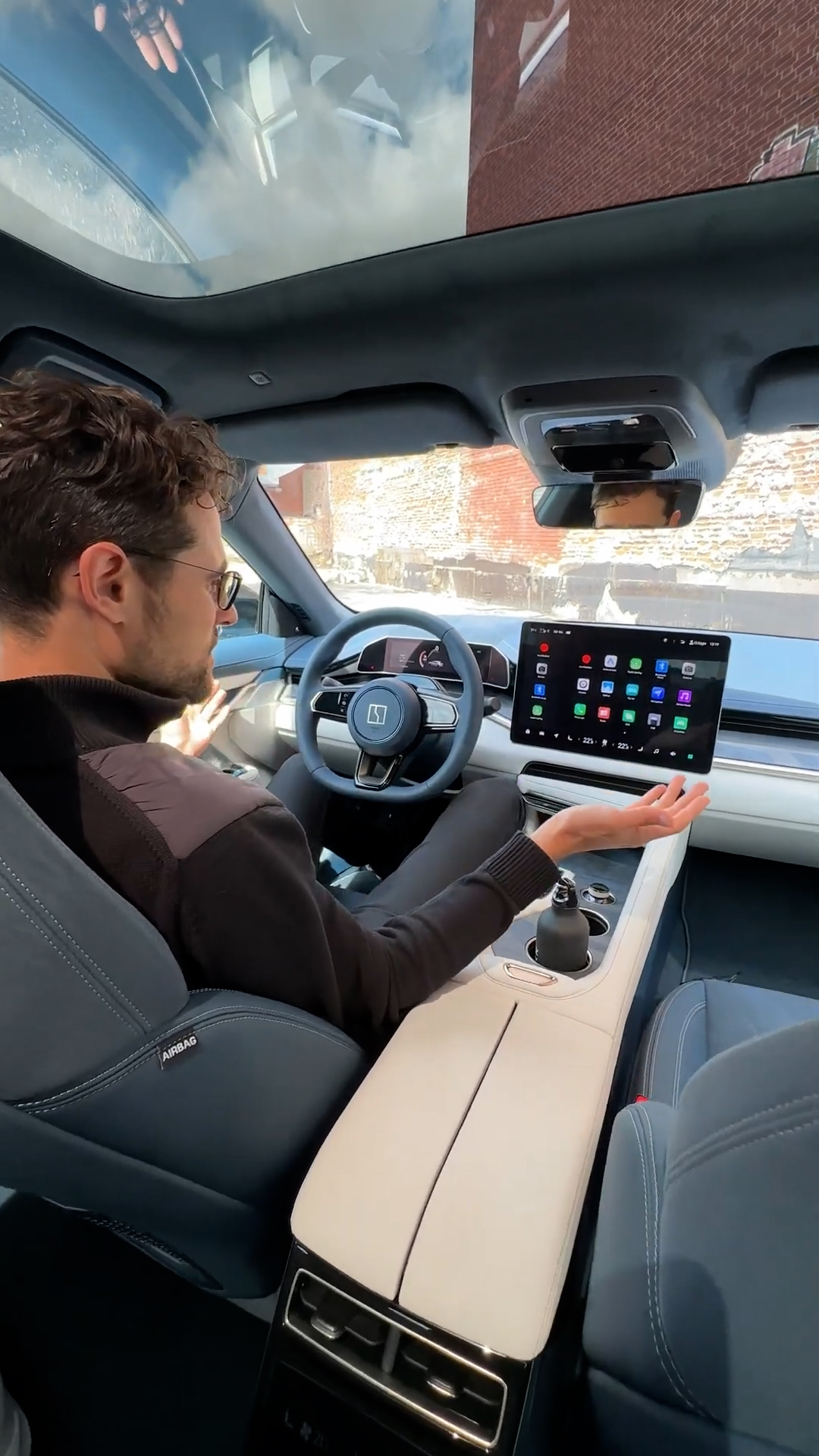 Zeekr 001 offers a high-quality interior with premium materials