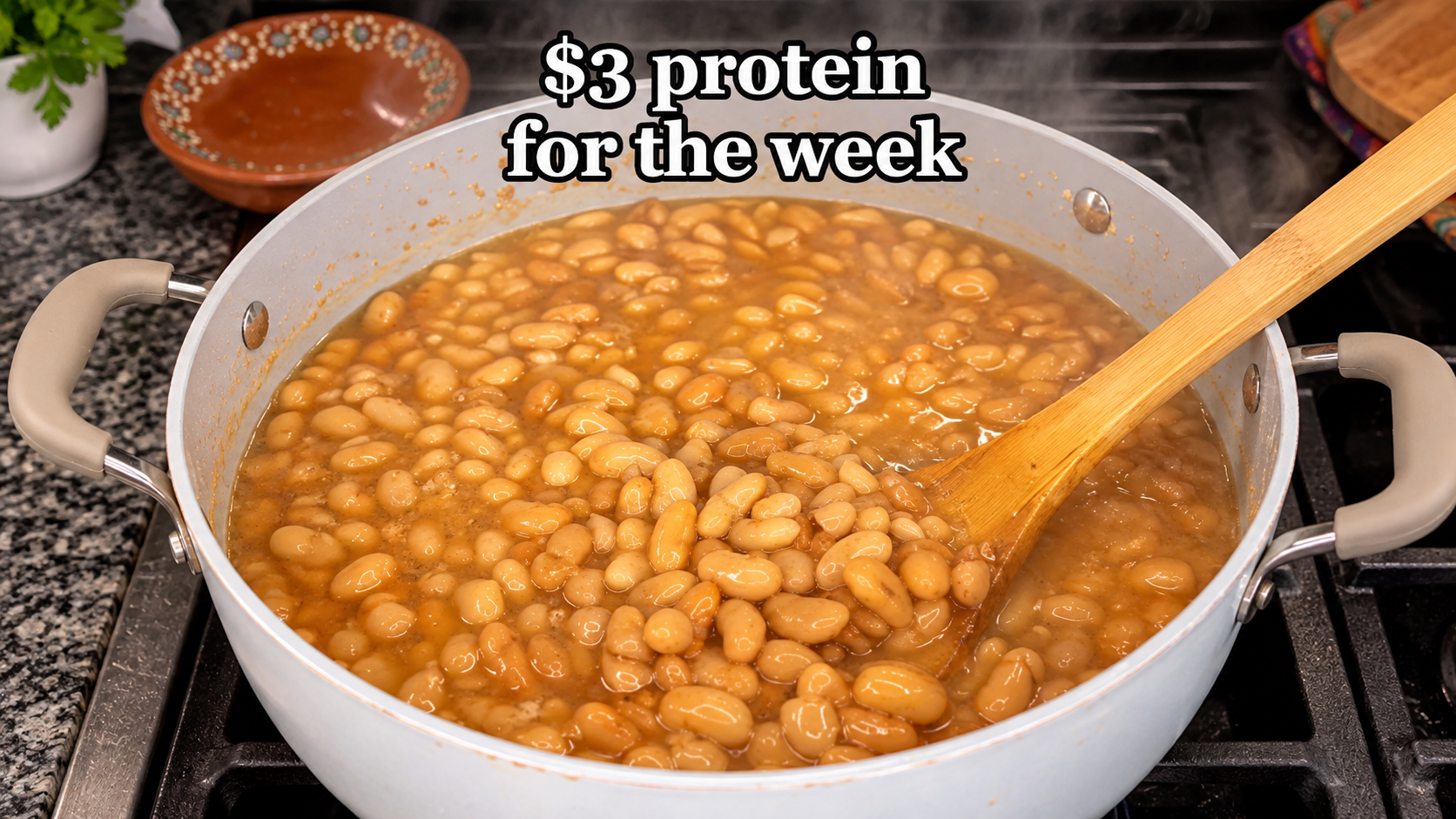 Easy vegan Peruvian beans, snow mushroom menudo, and lifestyle tips