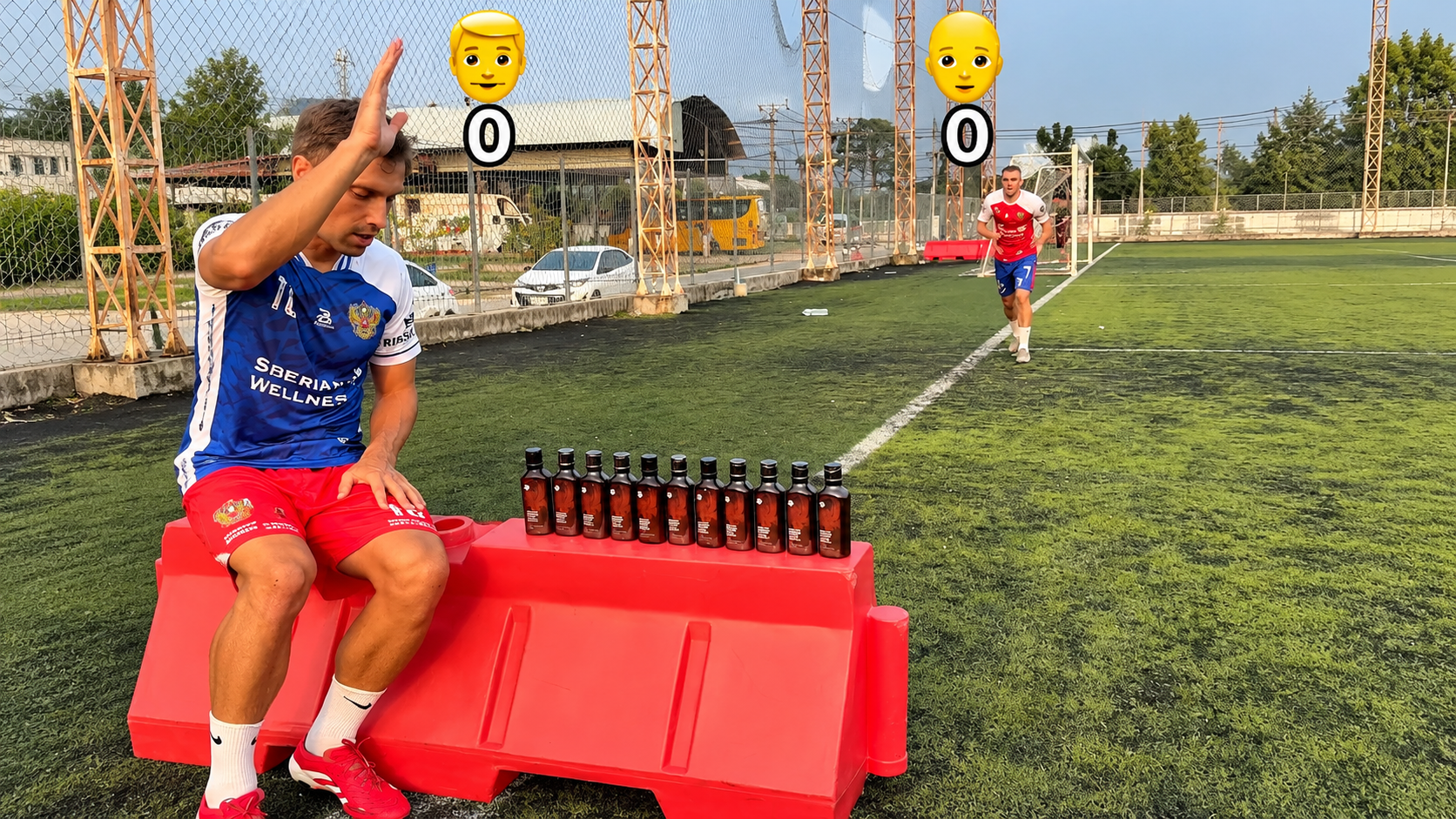 Epic football skill challenges, underwater juggling, and swimming pool ...