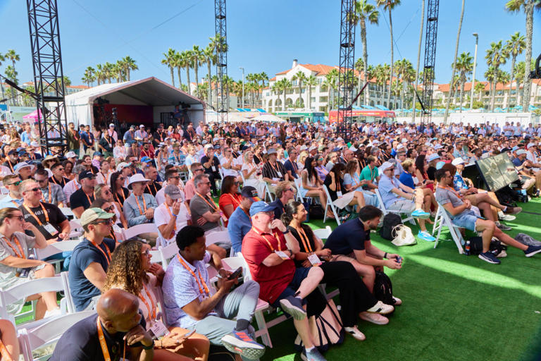 It looks like a music festival. It’s really a sales pitch for private ...