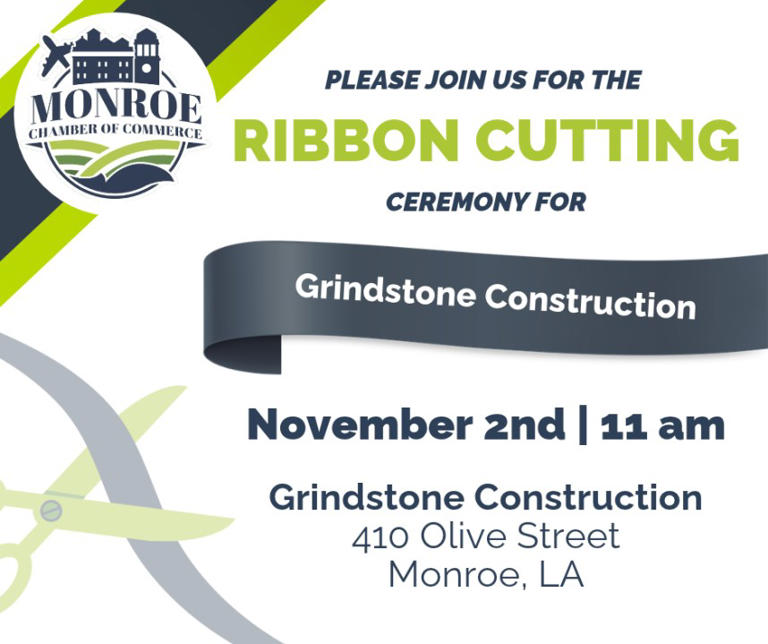 Grindstone Construction will host ribbon-cutting ceremony at new Monroe ...