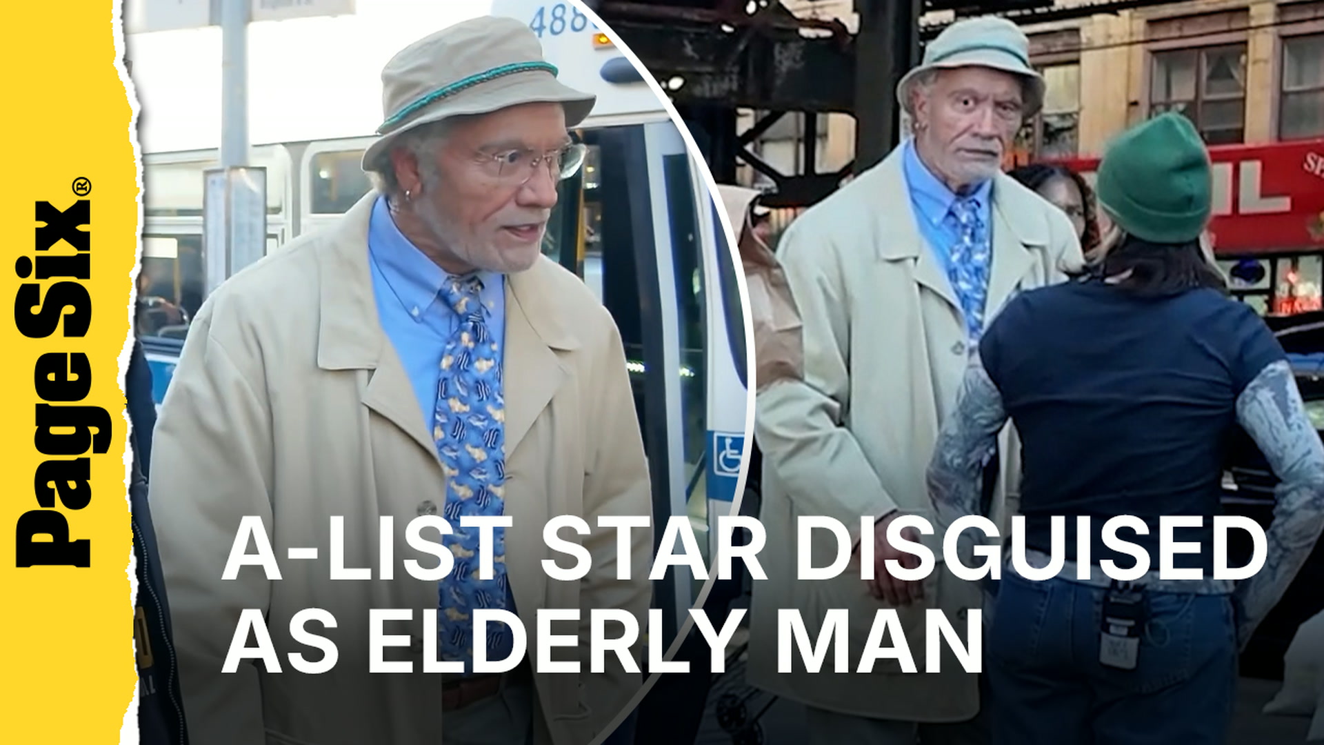 A-list star looks completely unrecognizable as elderly man on set of ...