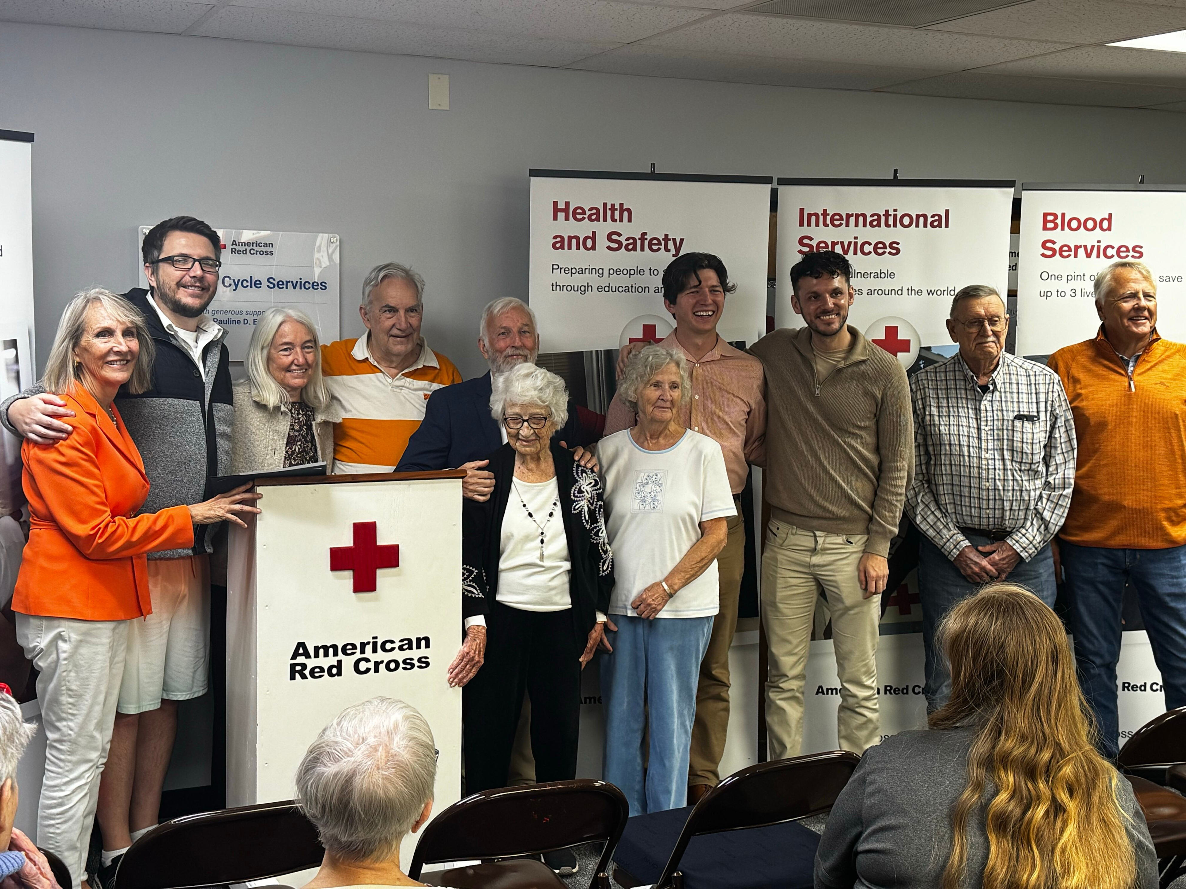East TN Red Cross volunteer celebrates 100th birthday with room ...