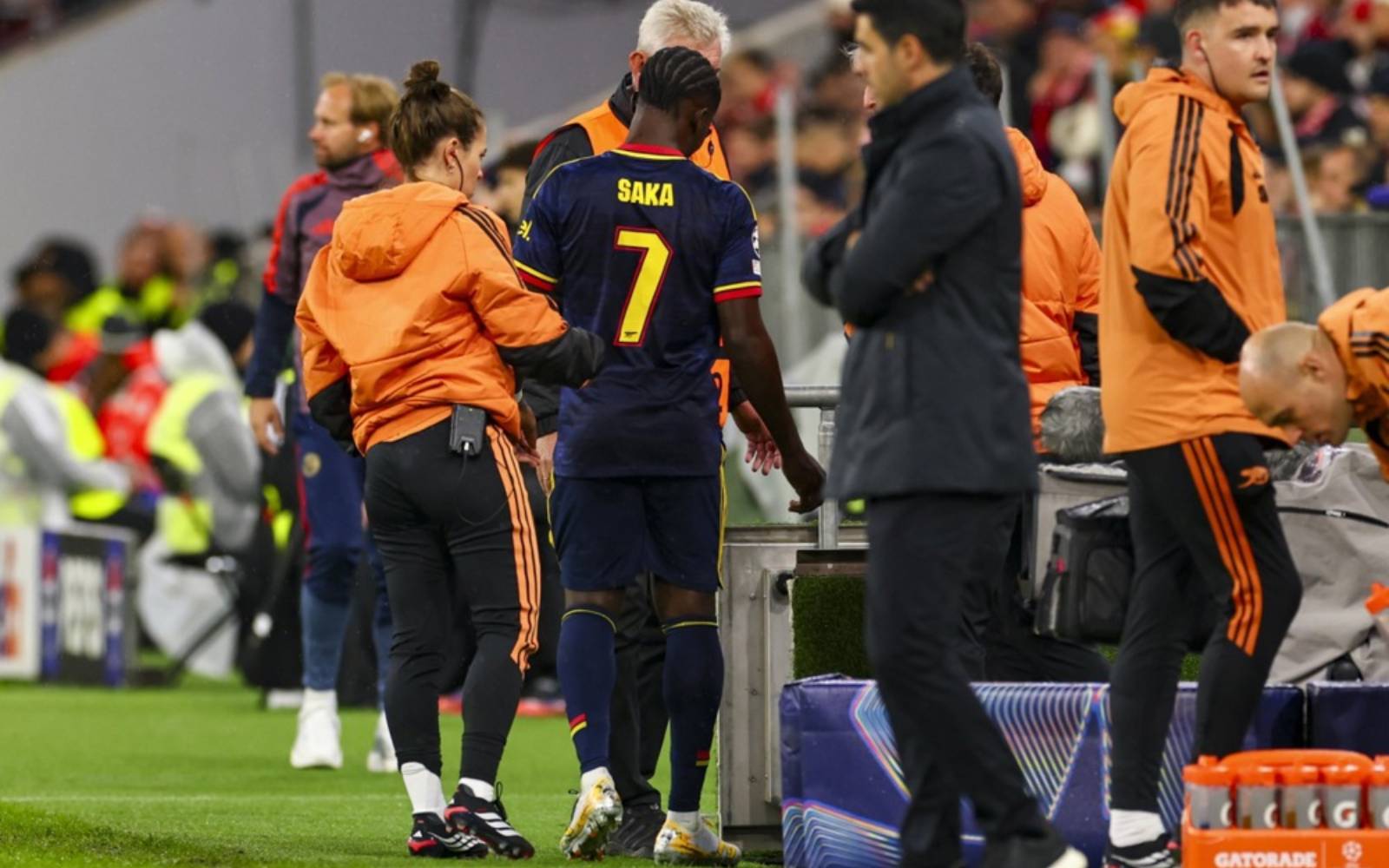 Arsenal concerned about Saka injury, says Arteta