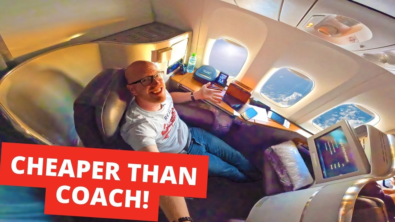 I paid less for first class than an economy ticket