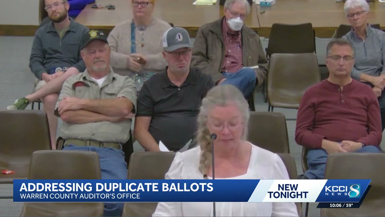 Warren County working to resolve duplicate absentee ballot printing error