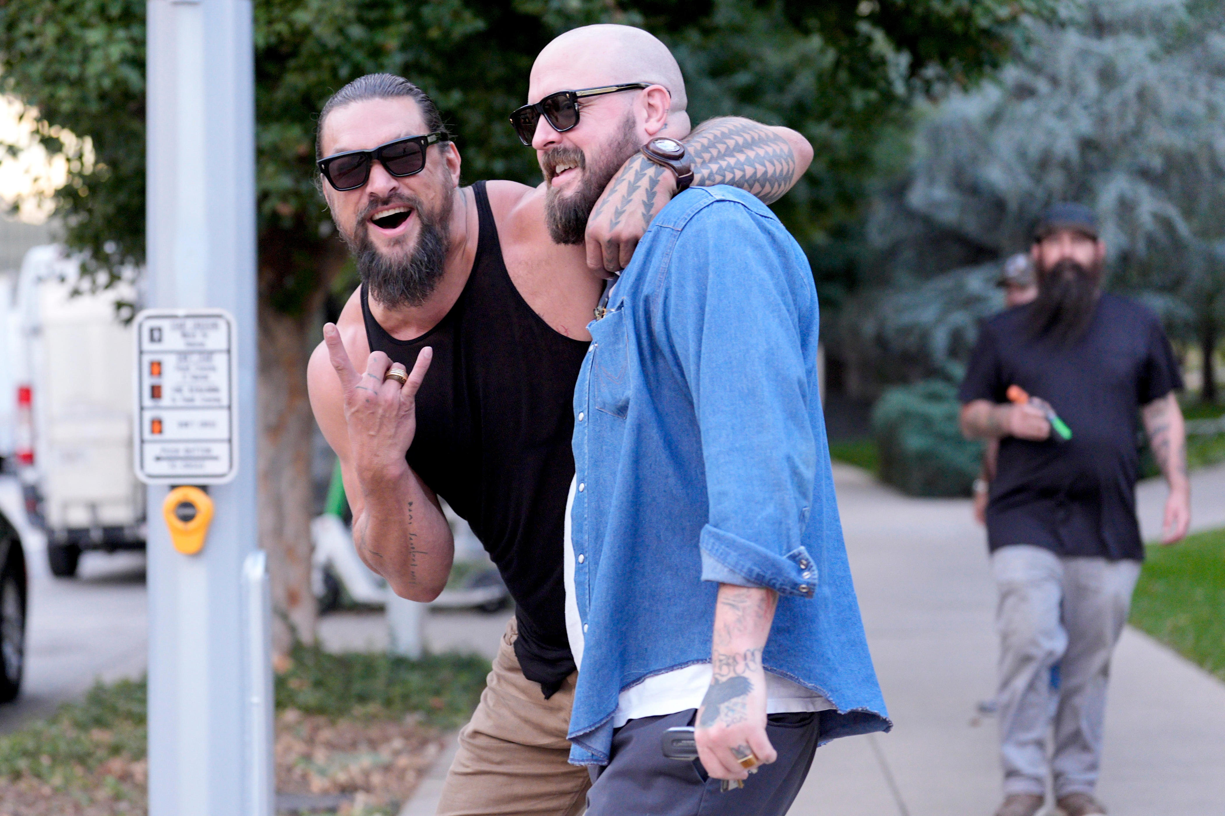 Jason Momoa, Oklahoma director John Swab filming 'Copperhead' in ...