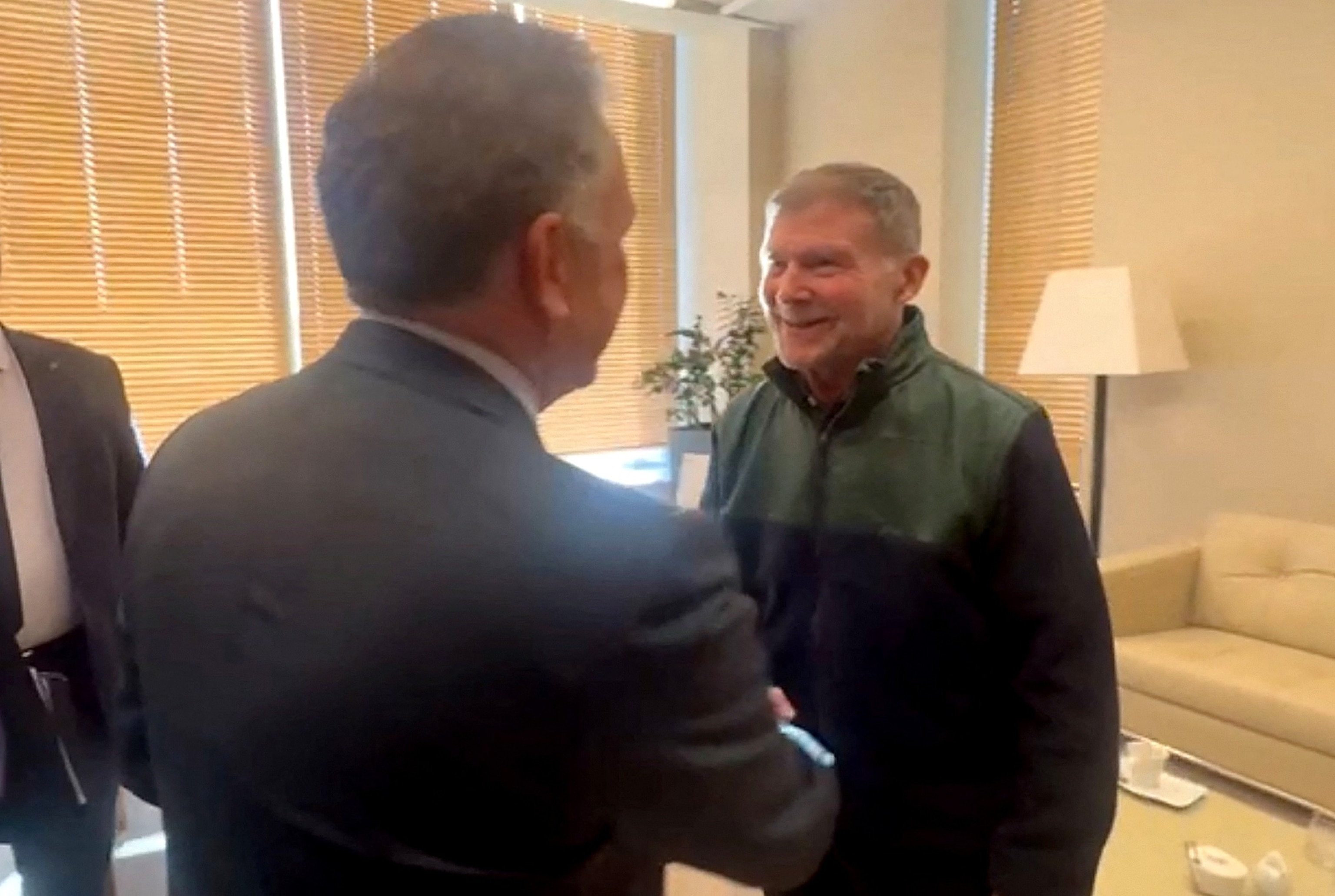 Reuters - PHOTO: US special envoy Steve Witkoff meets with Stephen Hubbard, a 74-year-old retired U.S. schoolteacher who was freed after serving a prison sentence in Russia following his conviction on mercenary charges, in Saint Petersburg, Russia, Oct. 21, 2026.