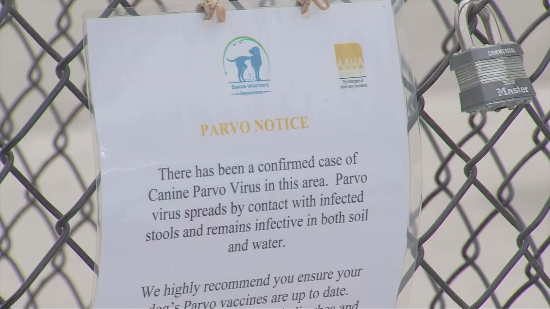 Dog parks at James F Holland Memorial Park close due to parvovirus case