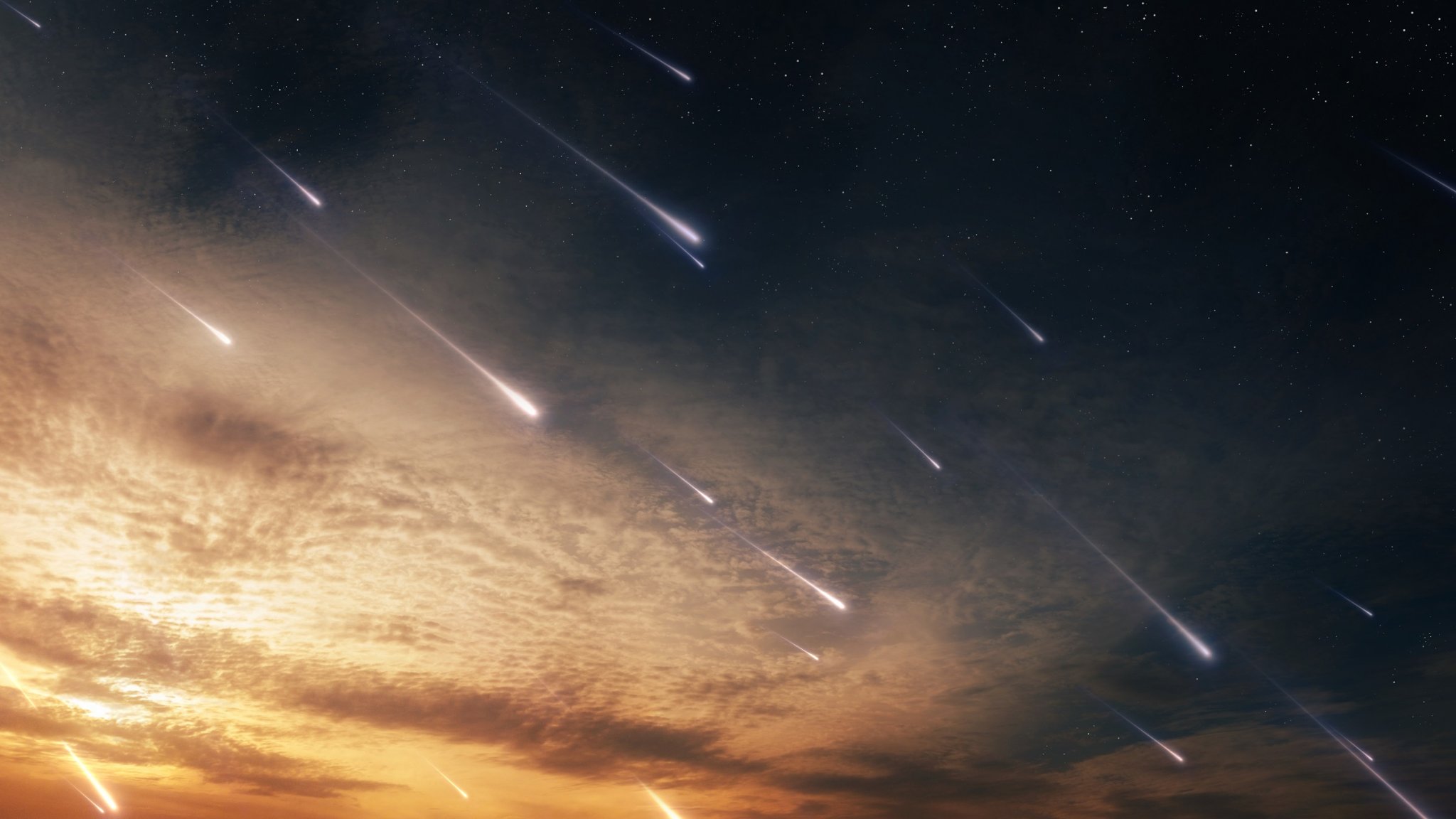 Halley’s comet barraging Earth with debris