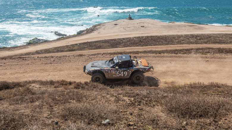 I took Buddy the off road Miata to a Baja race and won