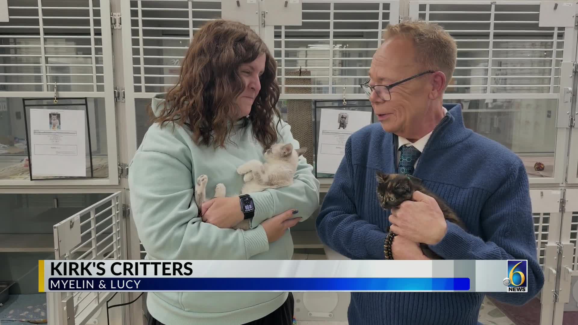 Kirk's critters: Myelin & Lucy