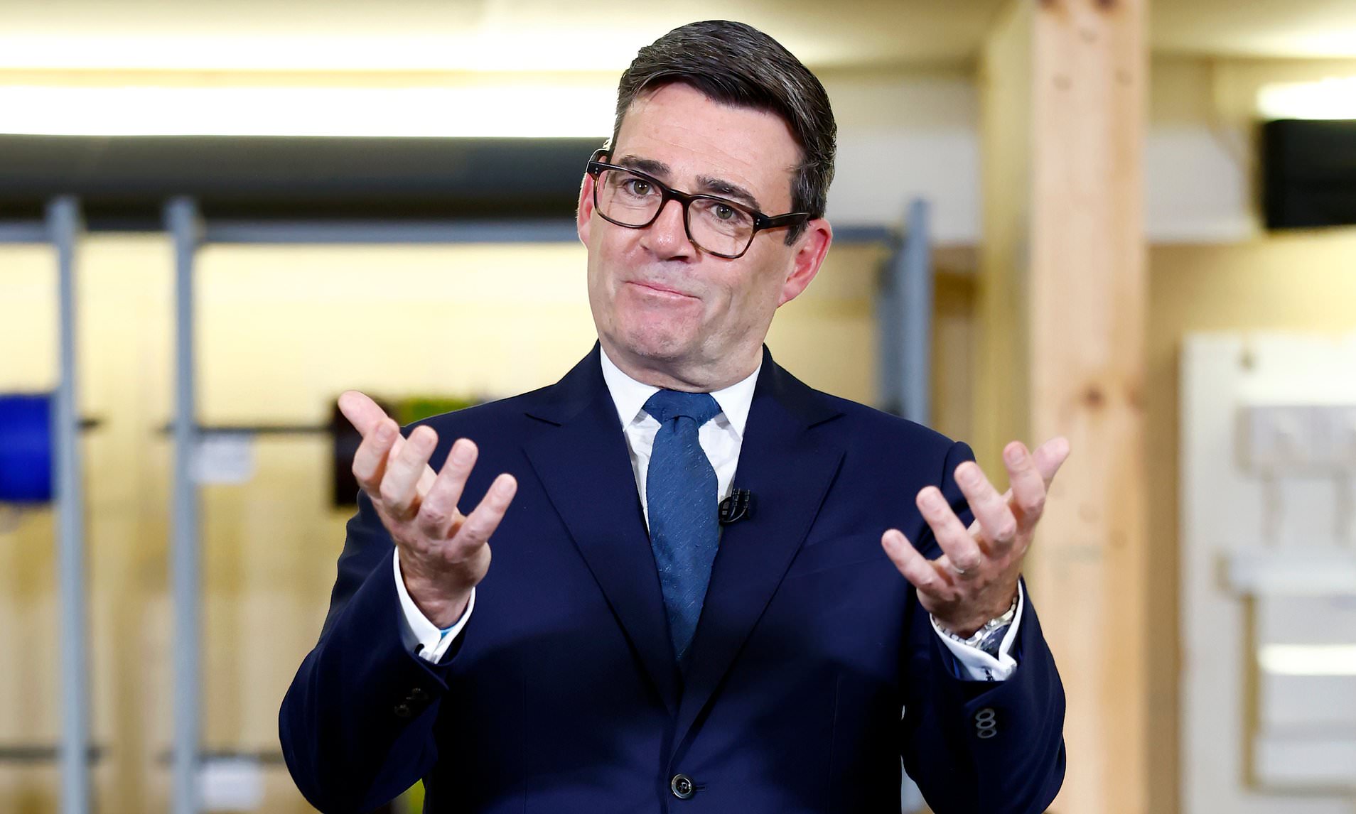 Andy Burnham refuses to say if he was due to meet chairman of cheating Manchester City