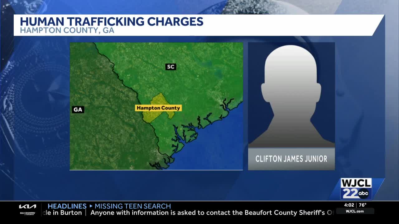 Hampton County man charged with human trafficking