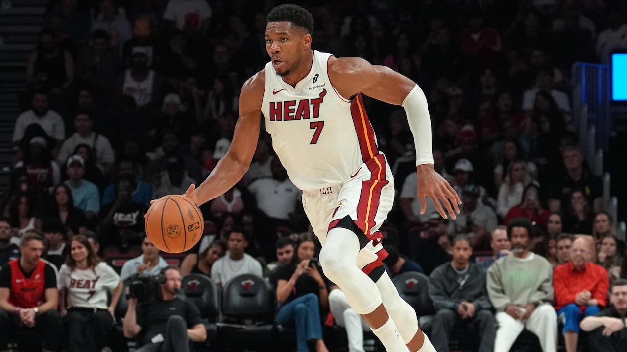 Giannis gets MVP chants from fans less than 2 minutes into Heat debut ...