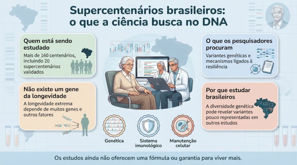 Pesquisadores brasileiros investigam genes de supercentenários para ...