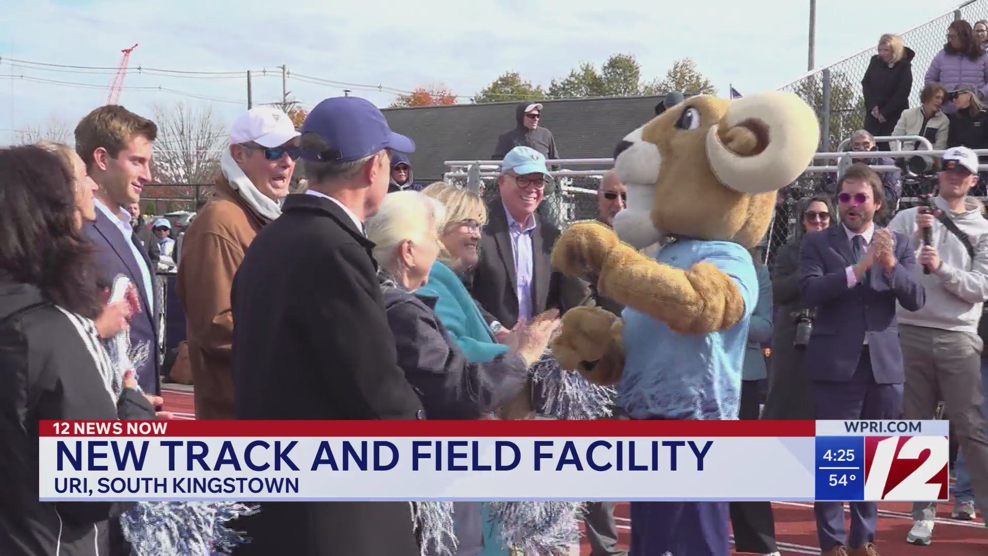 URI holds ribbon cutting ceremony to celebrate new track and field facility