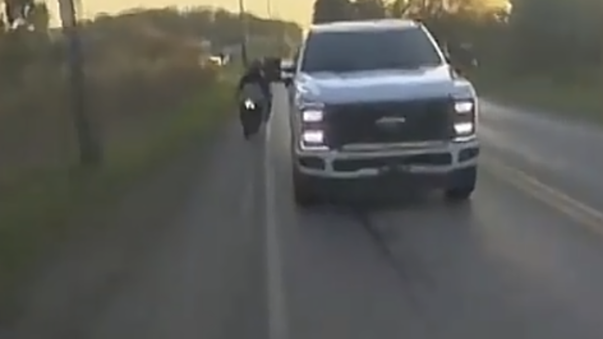 A rider’s video shows a contractor pickup crowding bikes in Beaver ...