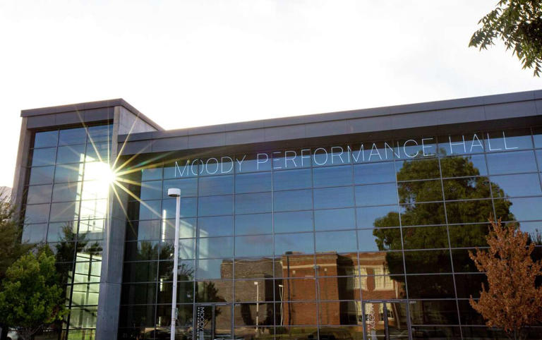 Water damage affects Moody Performance Hall