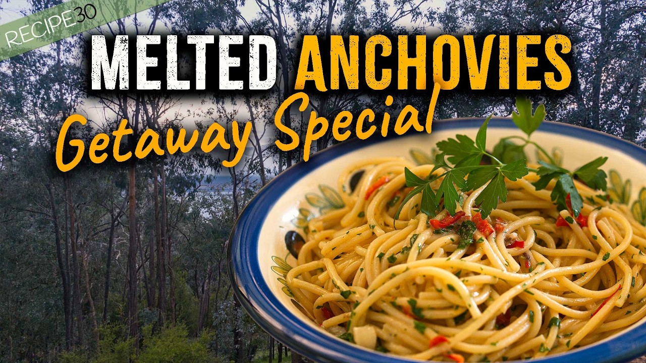 Anchovy butter spaghetti for when nothing’s left