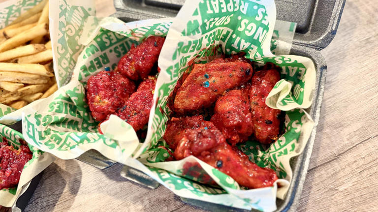Wingstop's Sour Patch Kids wicked punch wings are outrageous and delicious