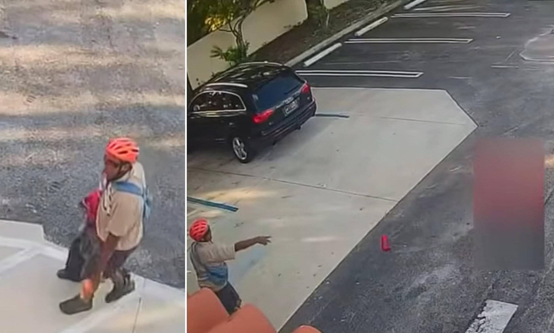 Stranger filmed trying to abduct girl, 13, outside gas station after ...