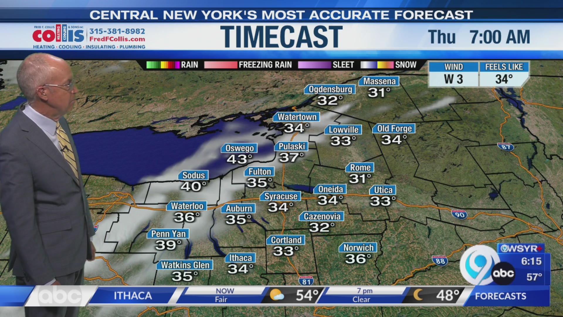 Storm Team forecast: 6PM Wednesday 10-21-26