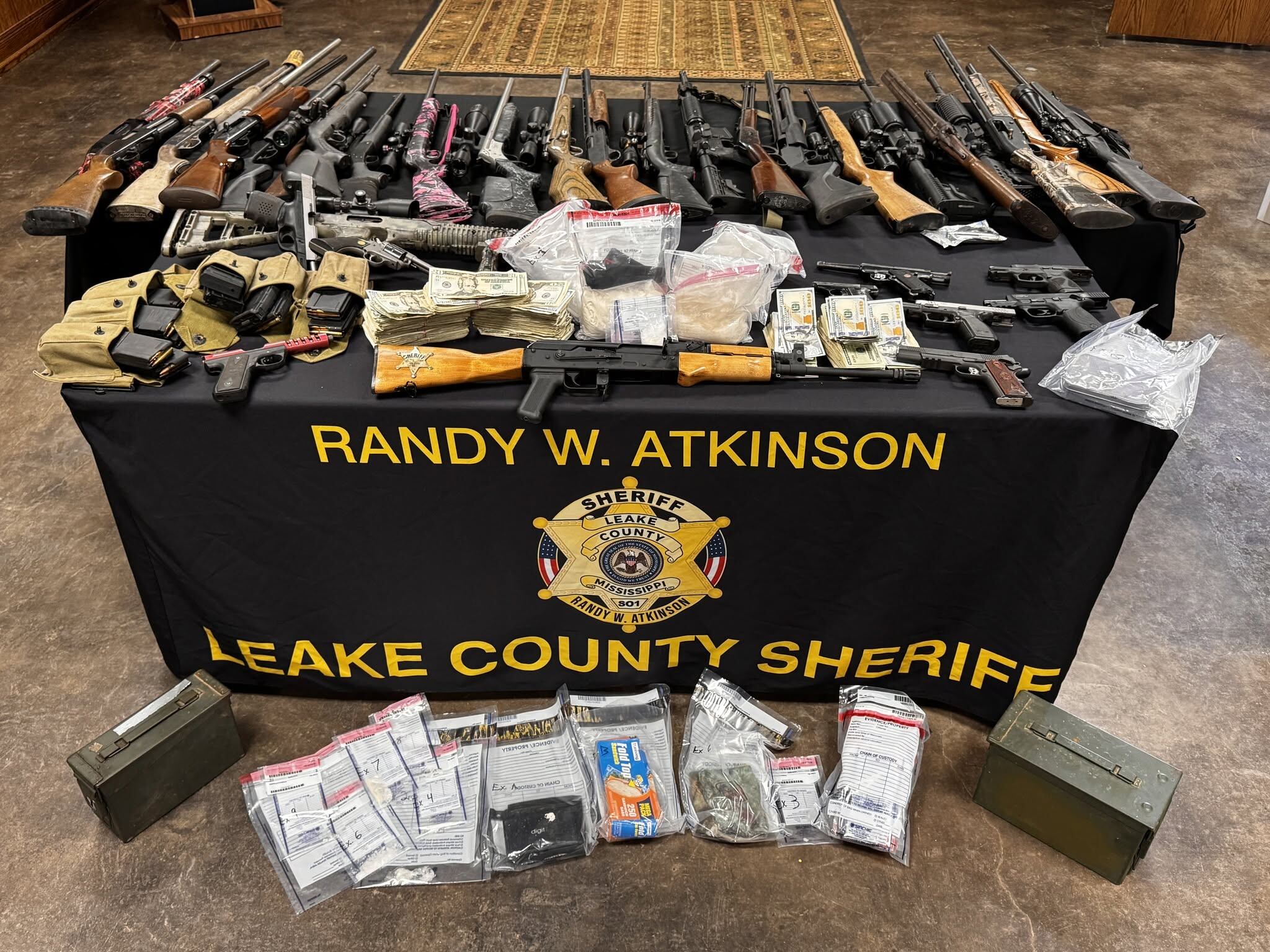 Over 500 grams of fentanyl and meth, multiple guns recovered in drug bust