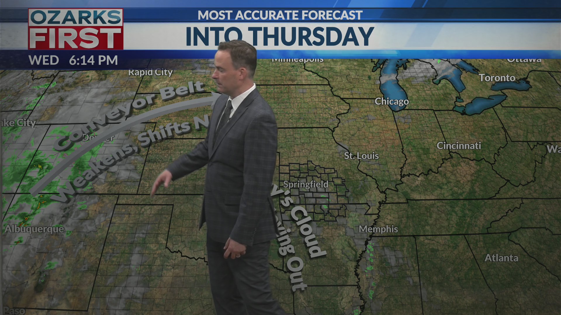Temperatures get a bump as sunnier weather takes over