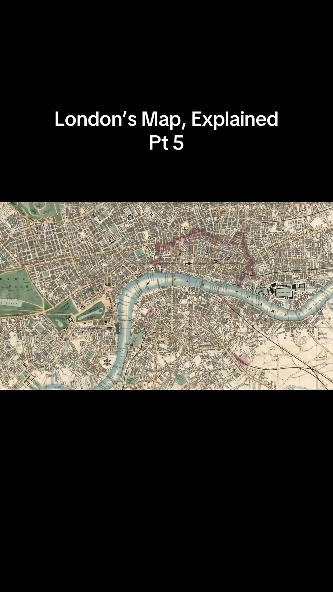 I never knew London’s map could hide this 🗺️