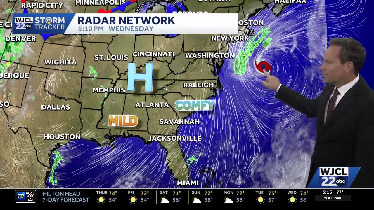 Tracking subtropical storm Josephine