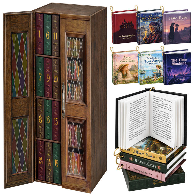 This advent calendar comes with 24 tiny books you can actually read ...