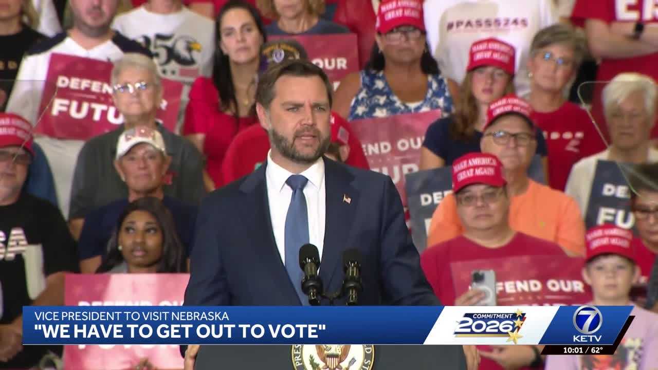 Vice President Vance to campaign for Nebraska Republicans ahead of Election Day