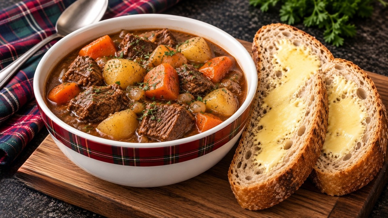 How to make slow cooker beef and Guinness stew for a family dinner