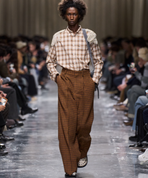 Time to check-in: Heritage patterns return for FW26 menswear with a ...