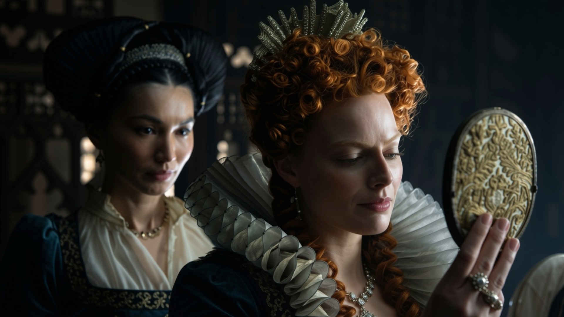 Two cousins, two crowns, one letter in Mary Queen of Scots (2018)