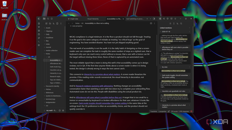 I replaced Apple Notes, Google Keep, and OneNote with Obsidian, and its ...
