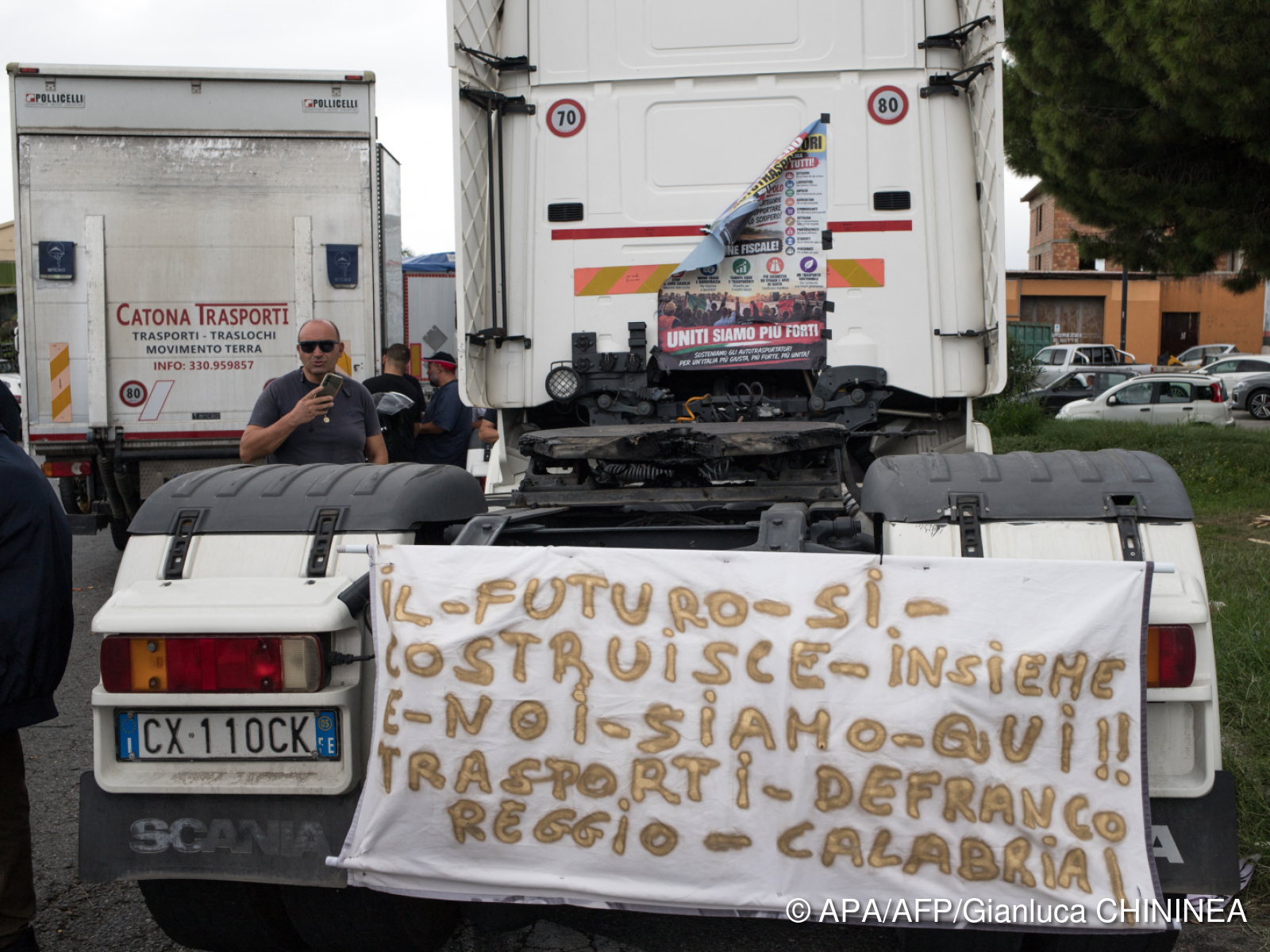 Lkw-Proteste in Süditalien weiten sich aus