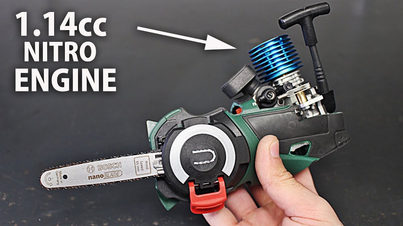 The engineering behind a miniature chainsaw engine