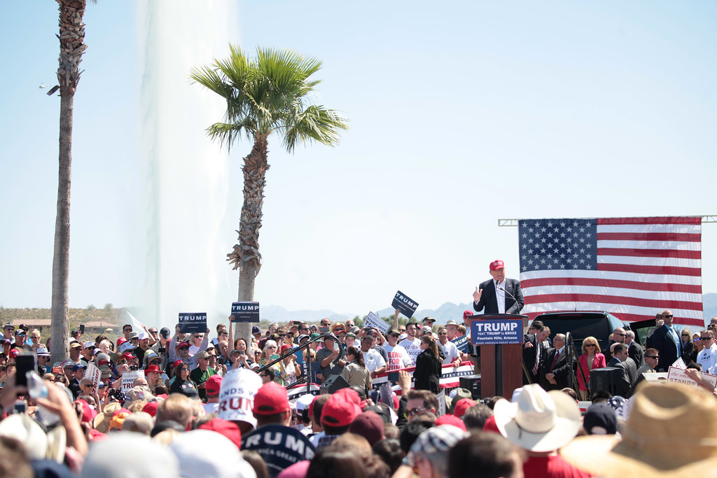 Trump rally clip appears to show him spitting on stage as critics say ...