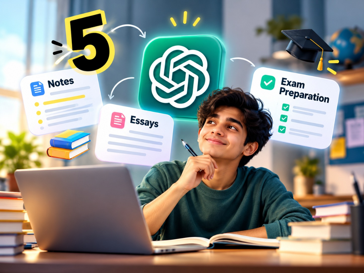 5 best AI prompts for students: Notes, essays, and exam preparation