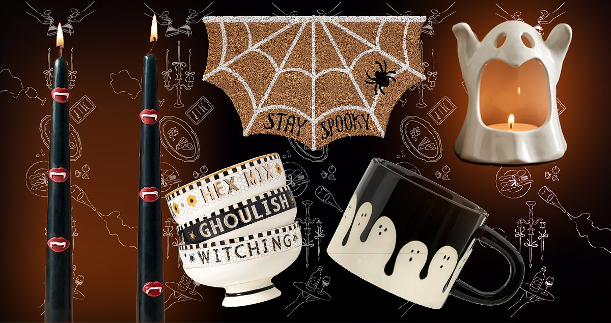 Gothic glamour is Halloween’s biggest interiors trend and these buys ...
