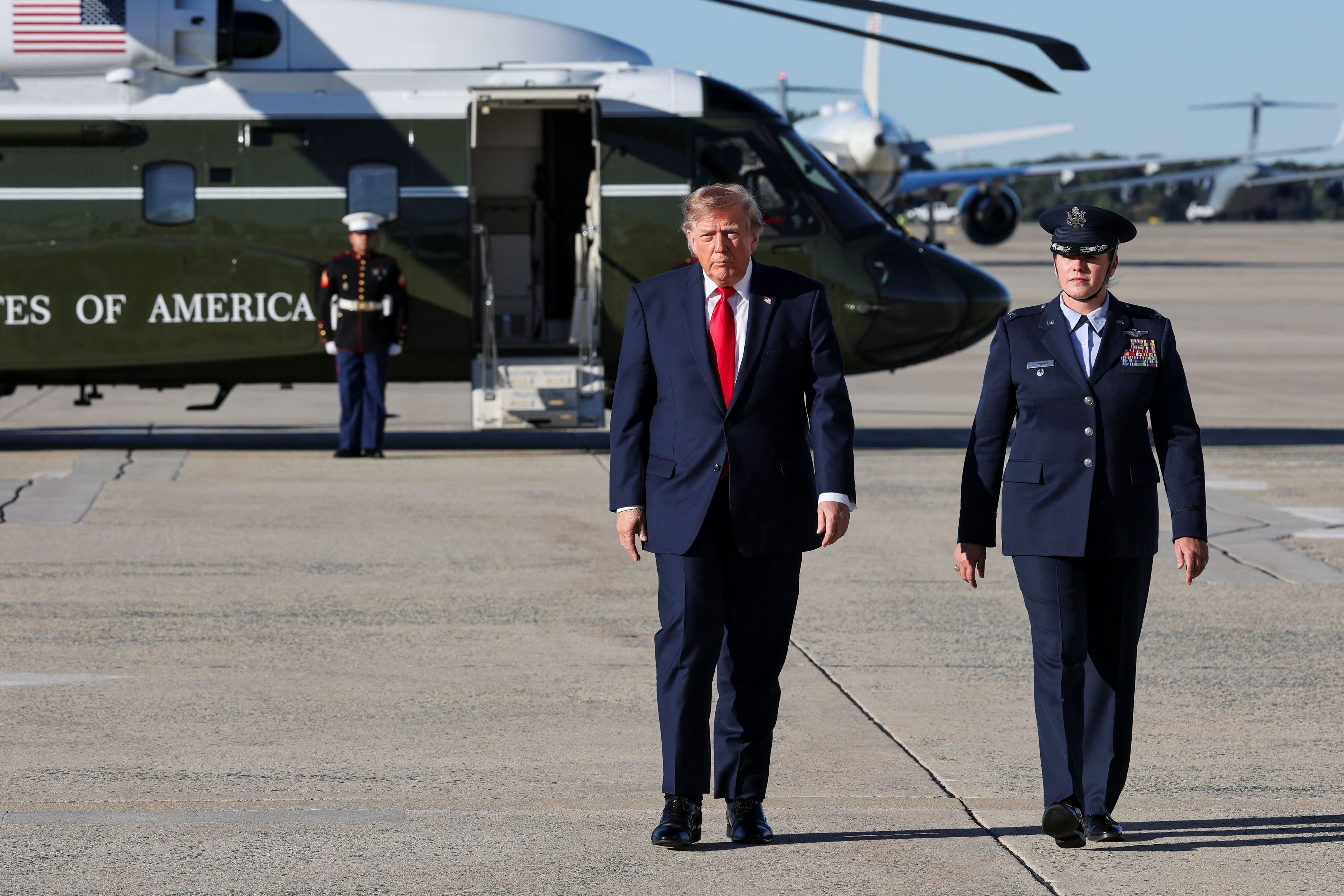 Trump visits deep-red SC as Senate seat is at risk of slipping to Democrats
