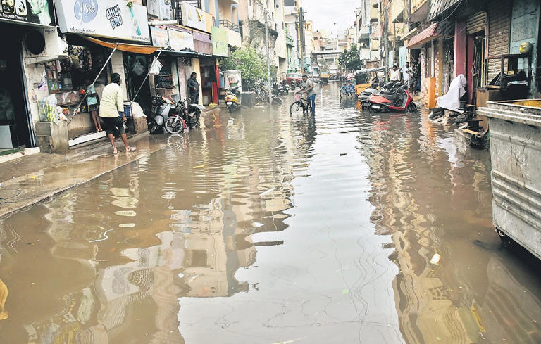 Parts of Chennai inundated after overnight rain