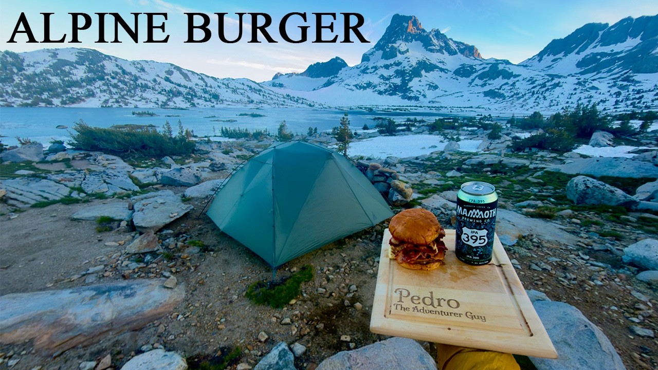 I backpacked to Thousand Island Lake to cook a cheeseburger