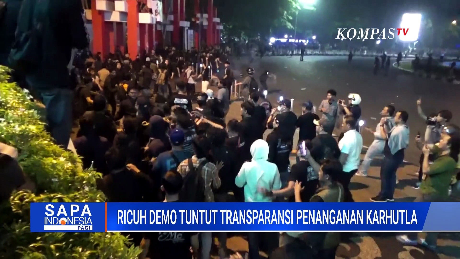 Demo karhutla di Pontianak ricuh, mahasiswa kecewa Gubernur Ria Norsan ...