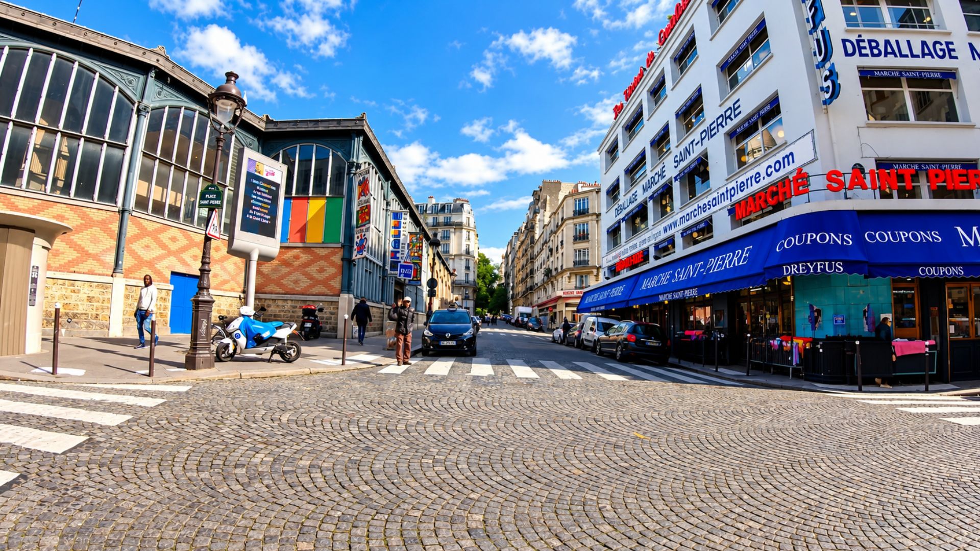 Discovering Parisian street life around Montmartre’s famous fabric ...
